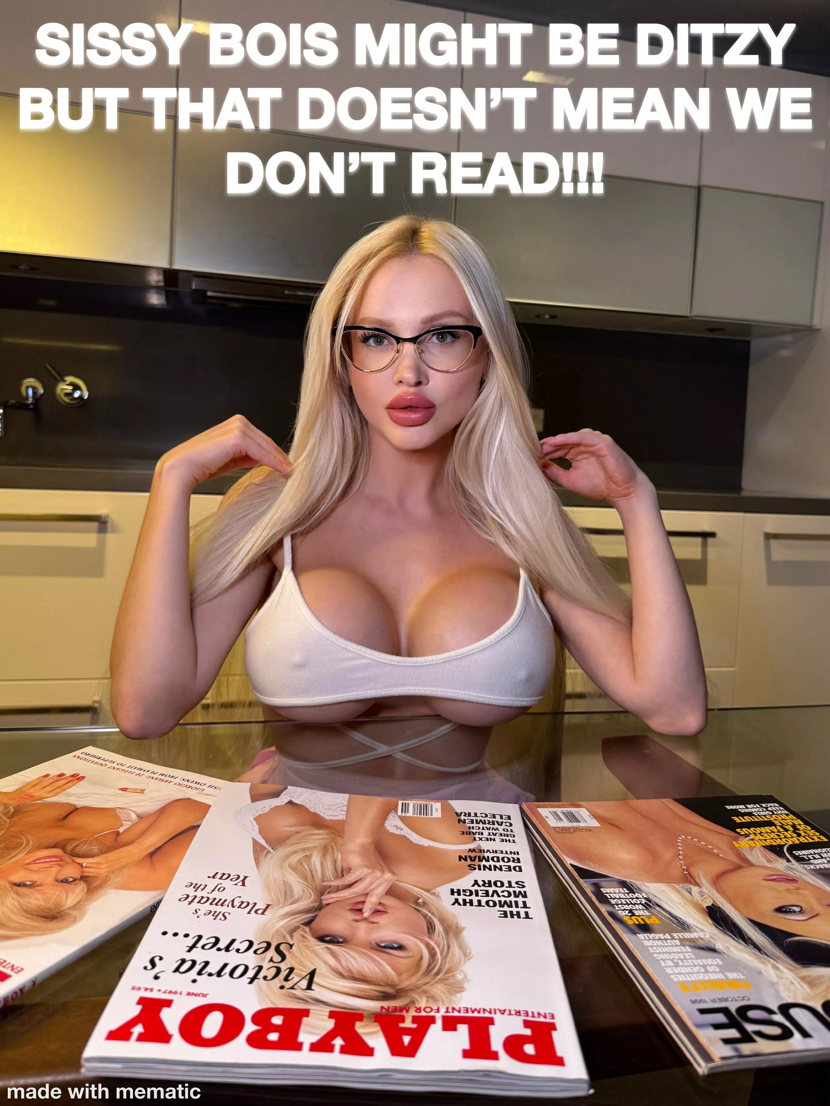 We read plenty!!! Okay??