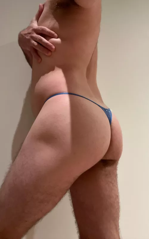 what do you think of my new blue lace thong?
