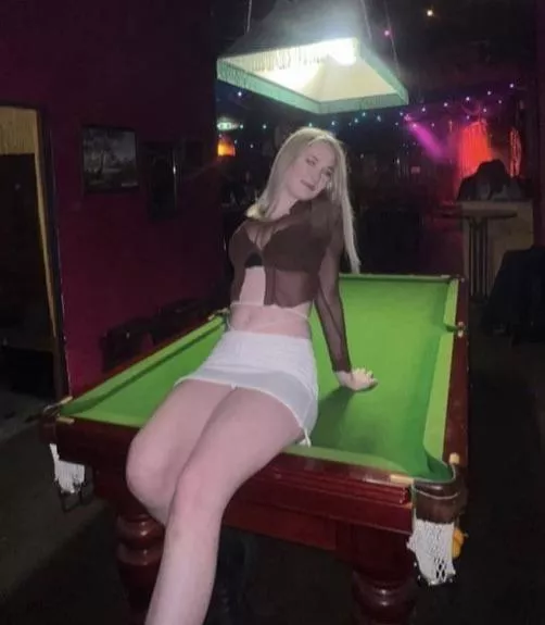 would we be playing pool or something else? 