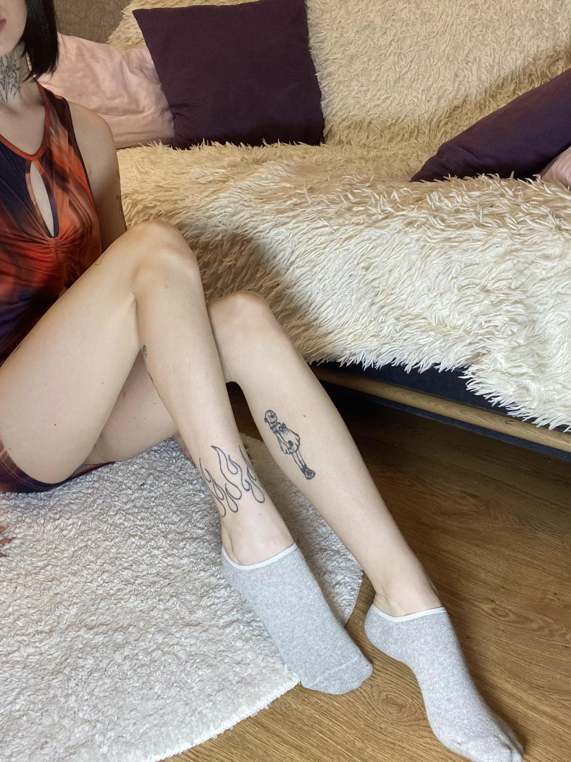 you can jerk off on my socks whenever you want [f]