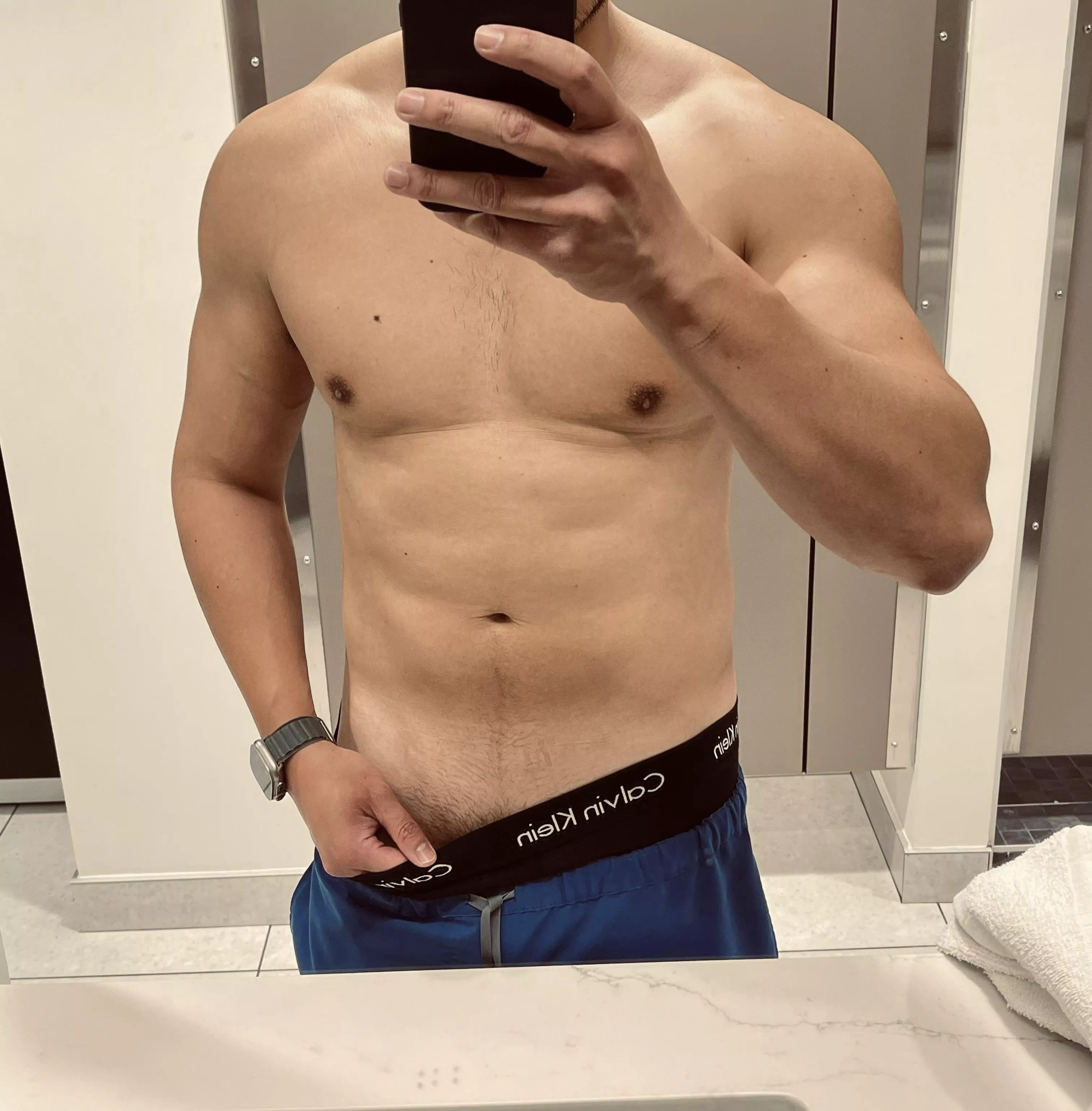 (36) Just a few more inches to go. Help me take it off?