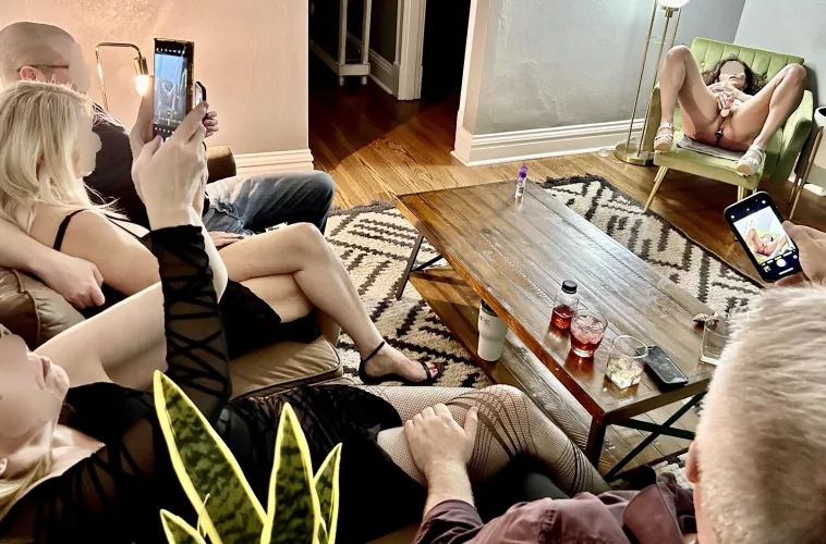 Annie (wife, 55) got off for the entertainment of our audience…