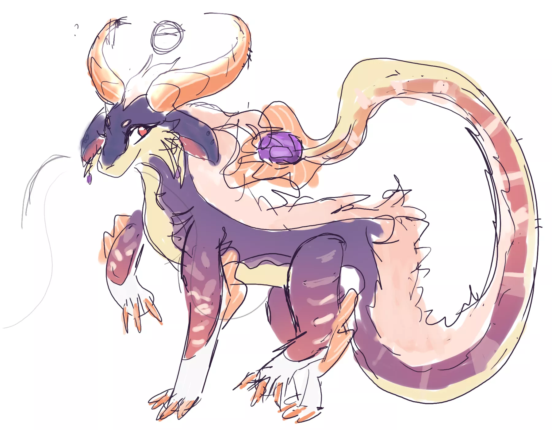 any opinions? trying to design an eastern dragon oc