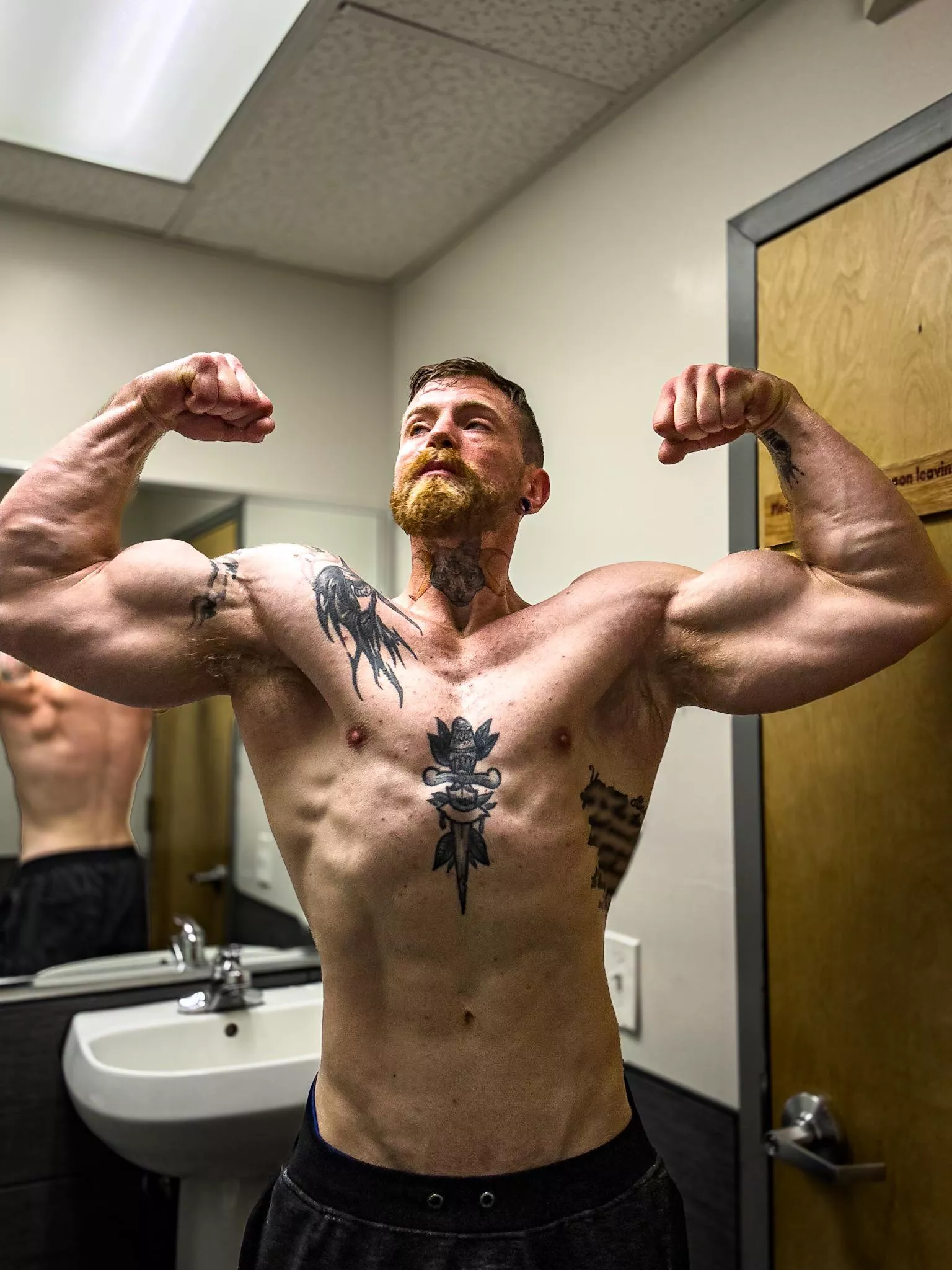 Bro you wanna feel how big and hard my arms have gotten? 😎 [30]