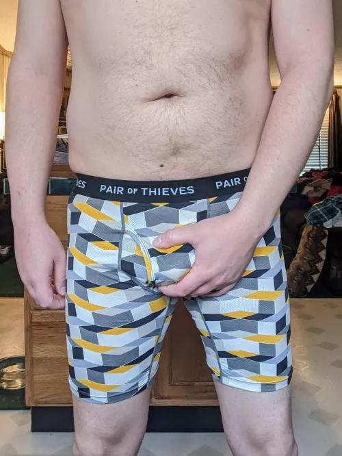 Bulge in new undies 