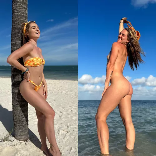 Clothing in the sea is optional 