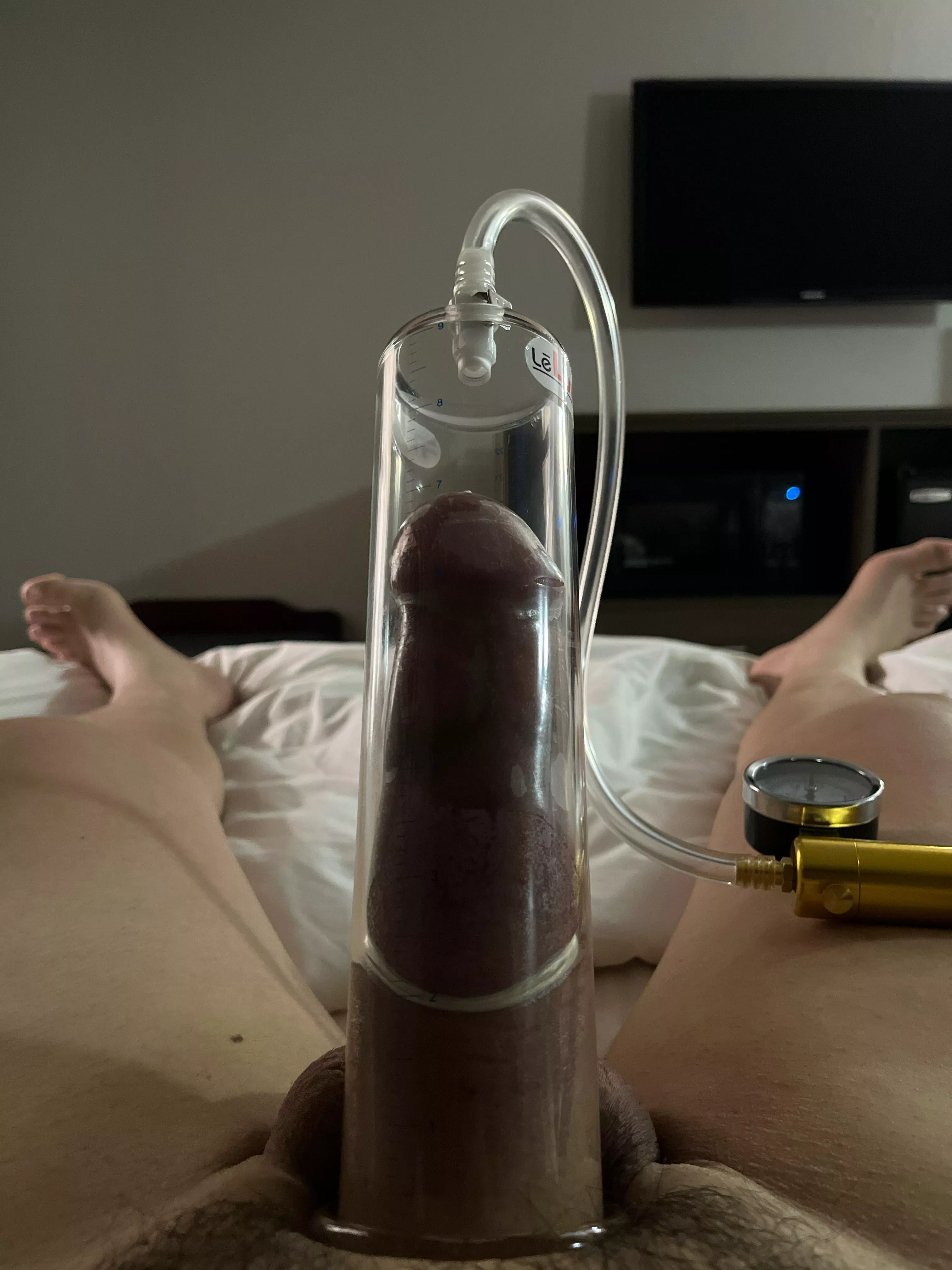 Condom pump after long break