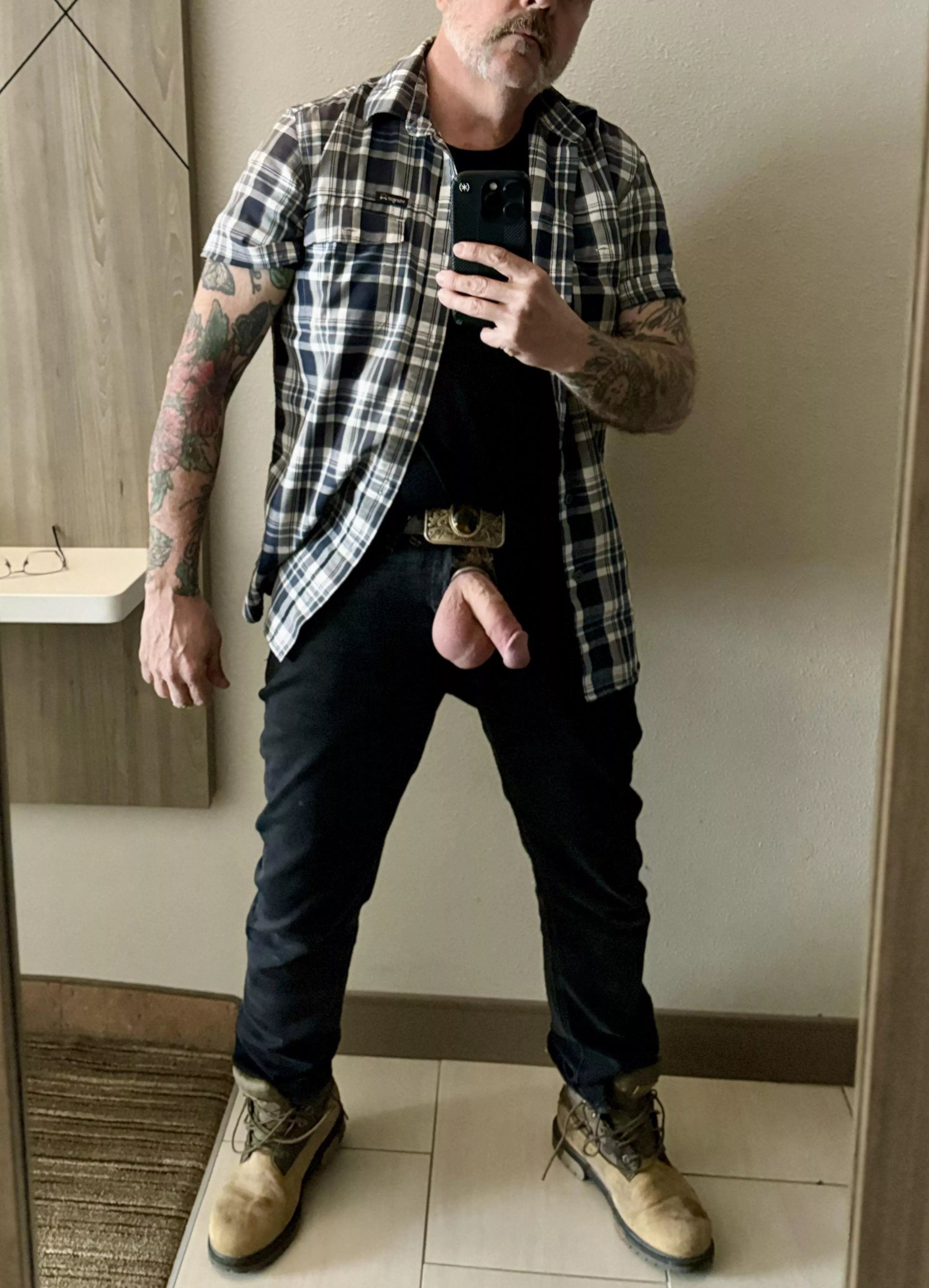 Dad’s ready for the day