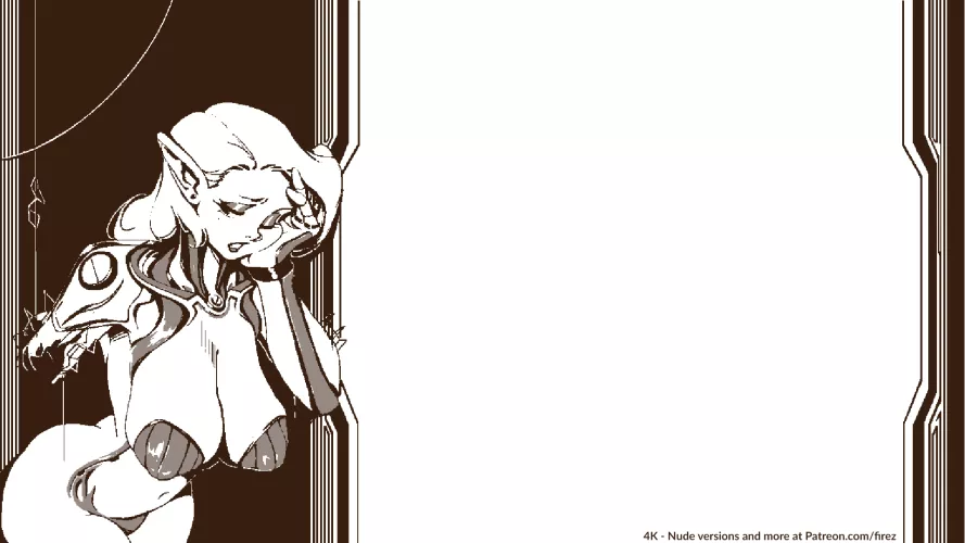 Desktop wallpaper I did based on a past art. Alt and more in the replies