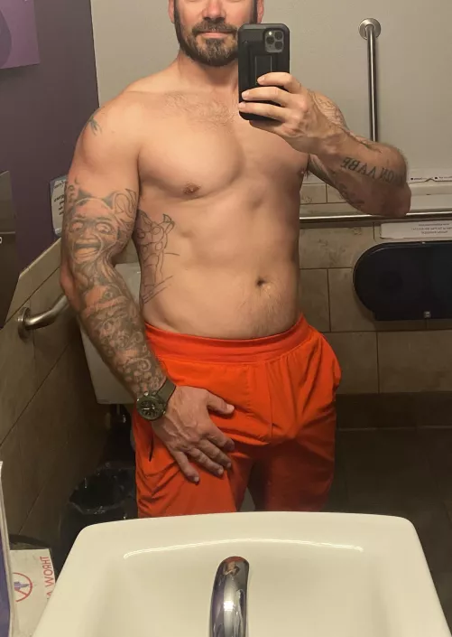 Feeling it at the gym this morning.