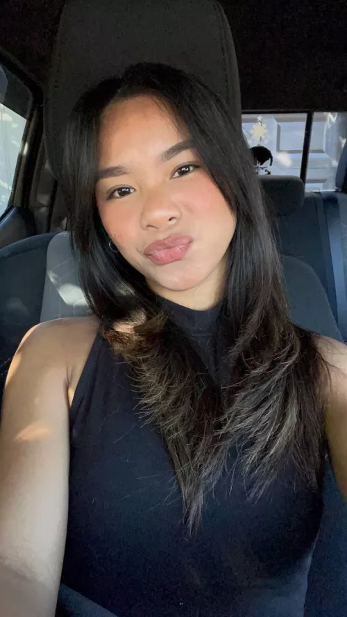 Giving my best pouty look, just because @