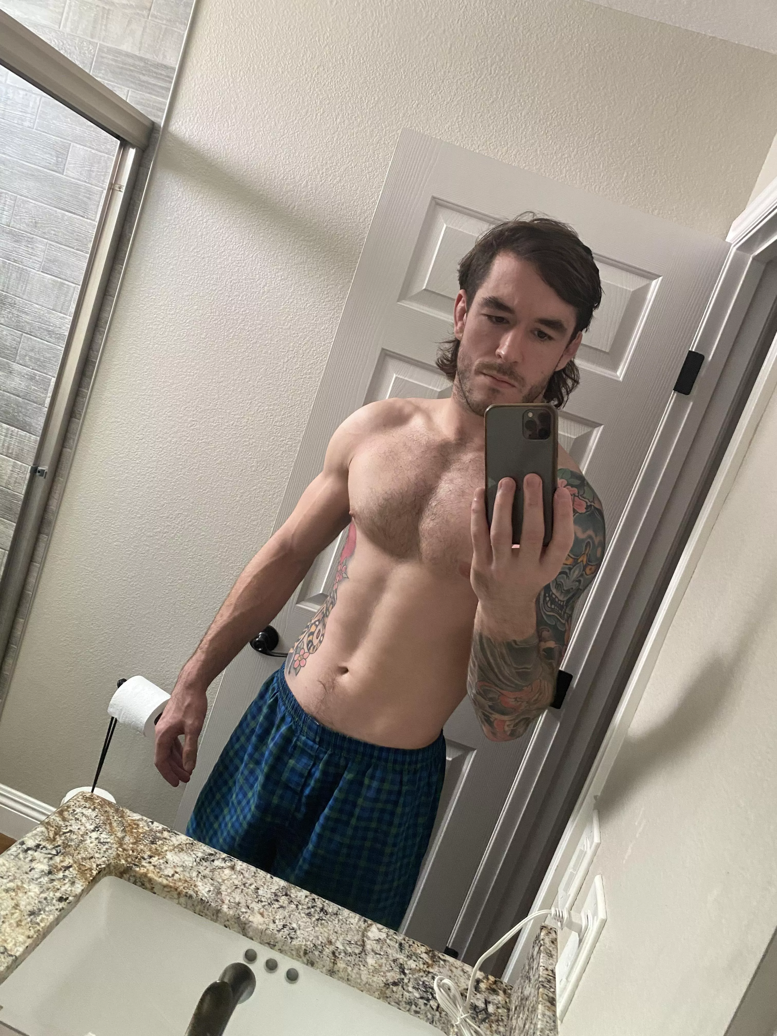 good lighting on the tattoos