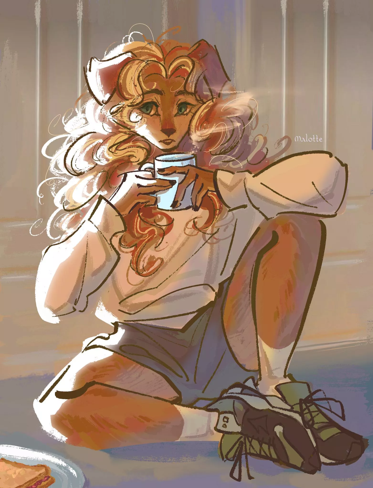 Good morning ☕️(art by me)