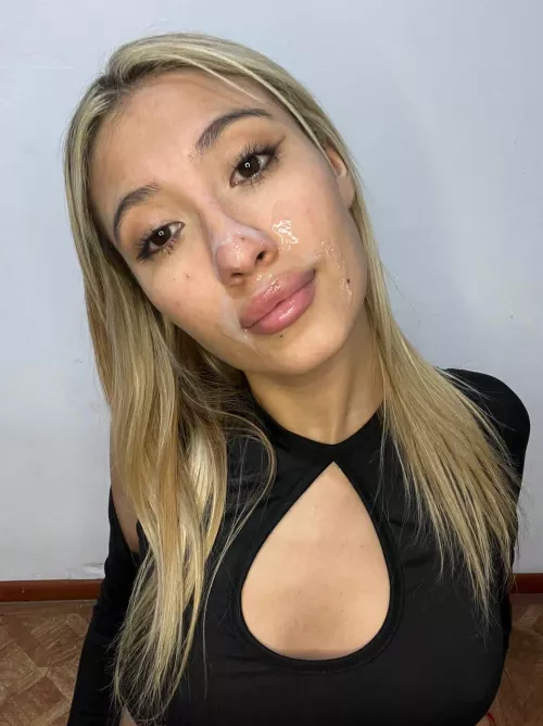 having jizz all over my face gets me excited