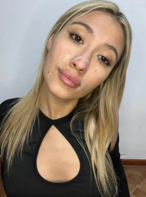 having jizz all over my face gets me excited