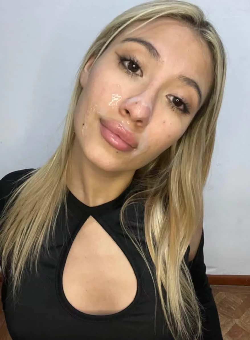 having jizz all over my face gets me excited