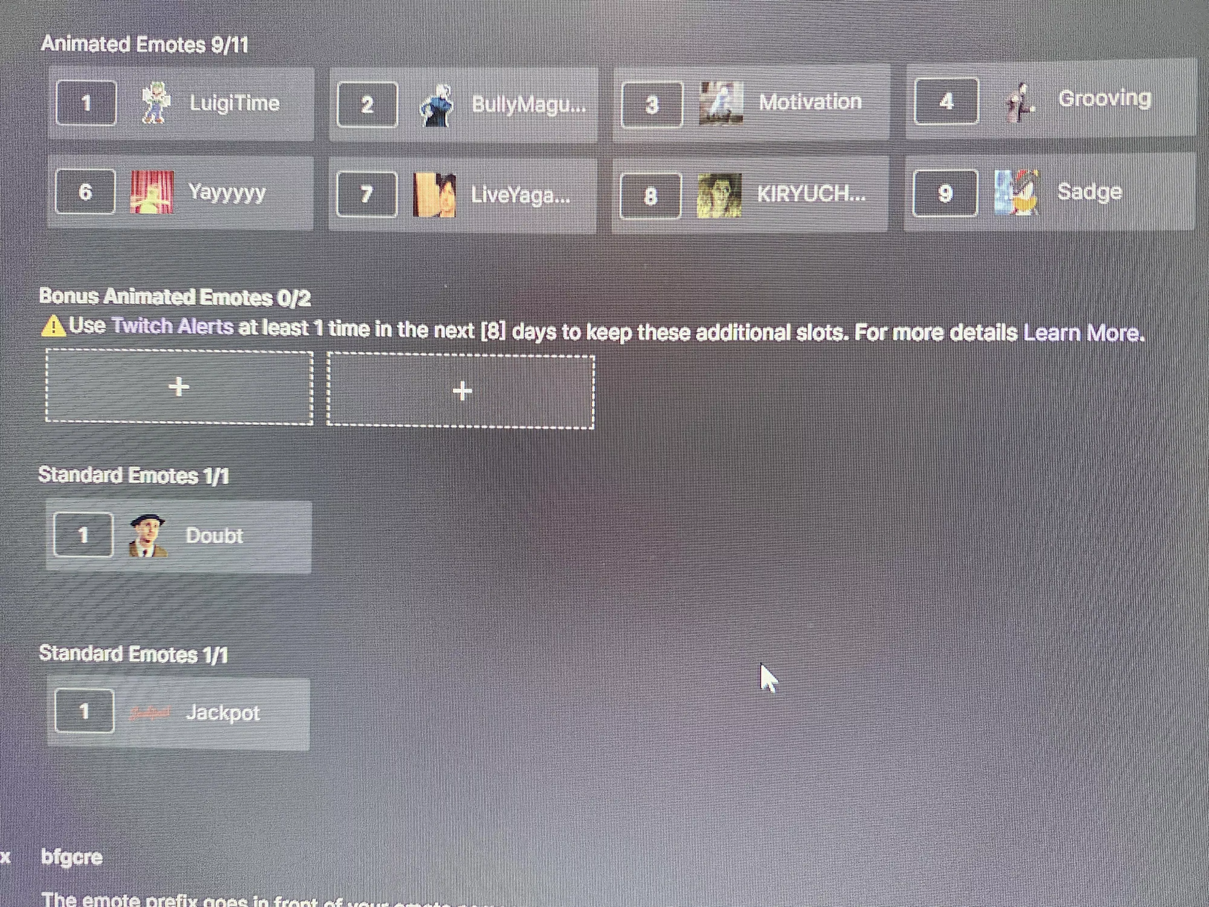 I just saw this when I was about to upload some new emotes today. I checked the 