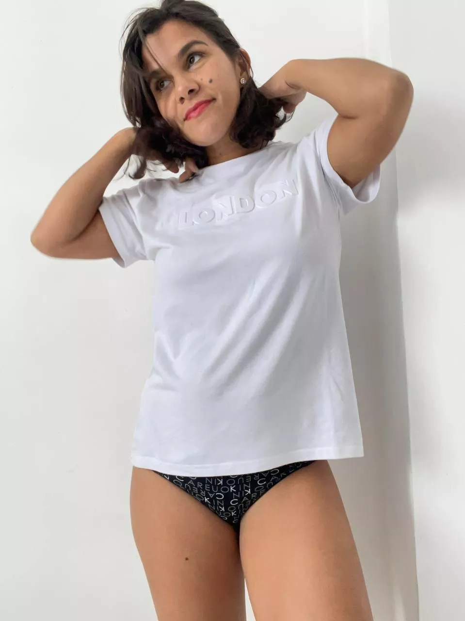 I love taking photos of myself in panties