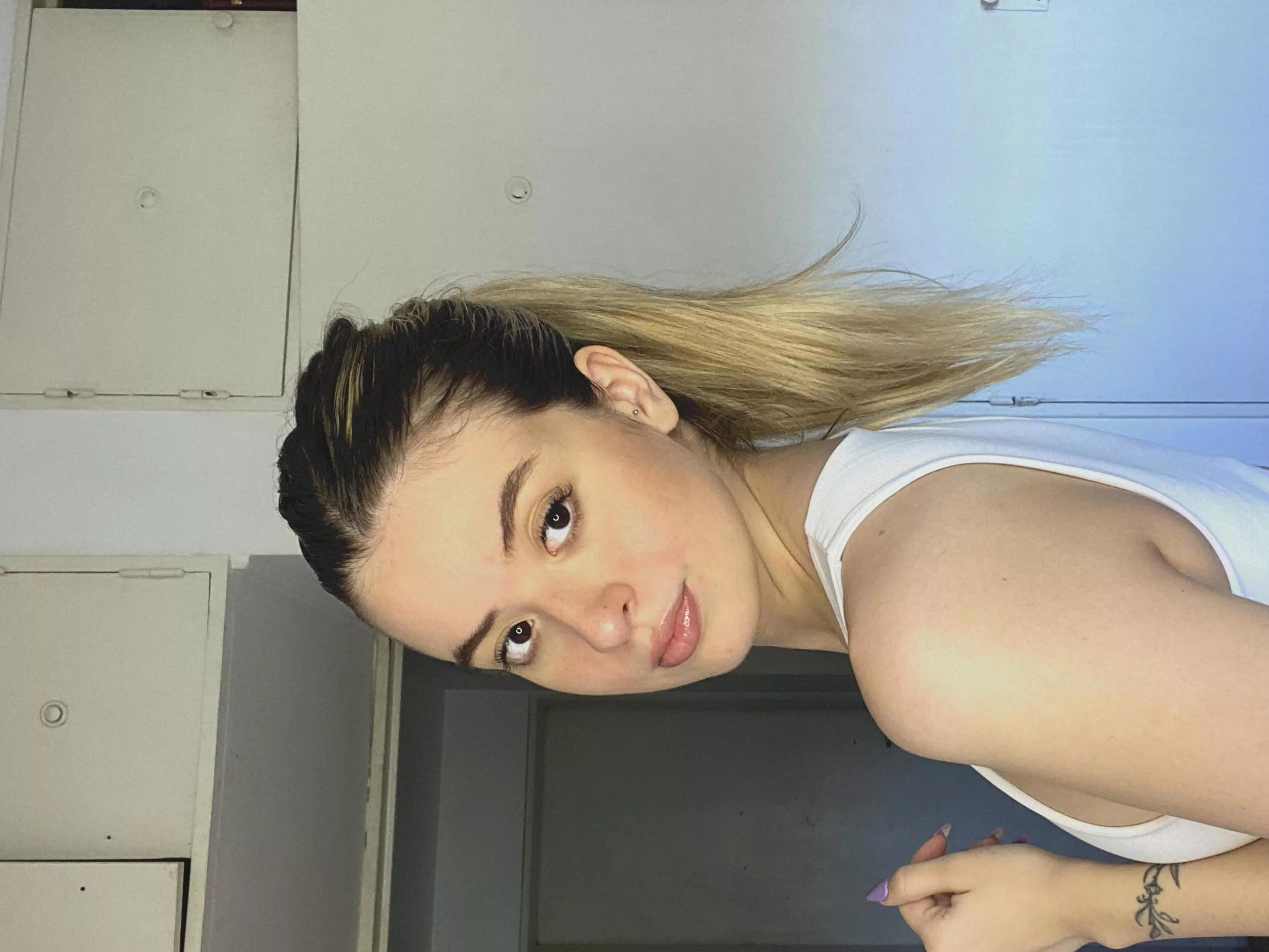 I realize my tits are too tiny.