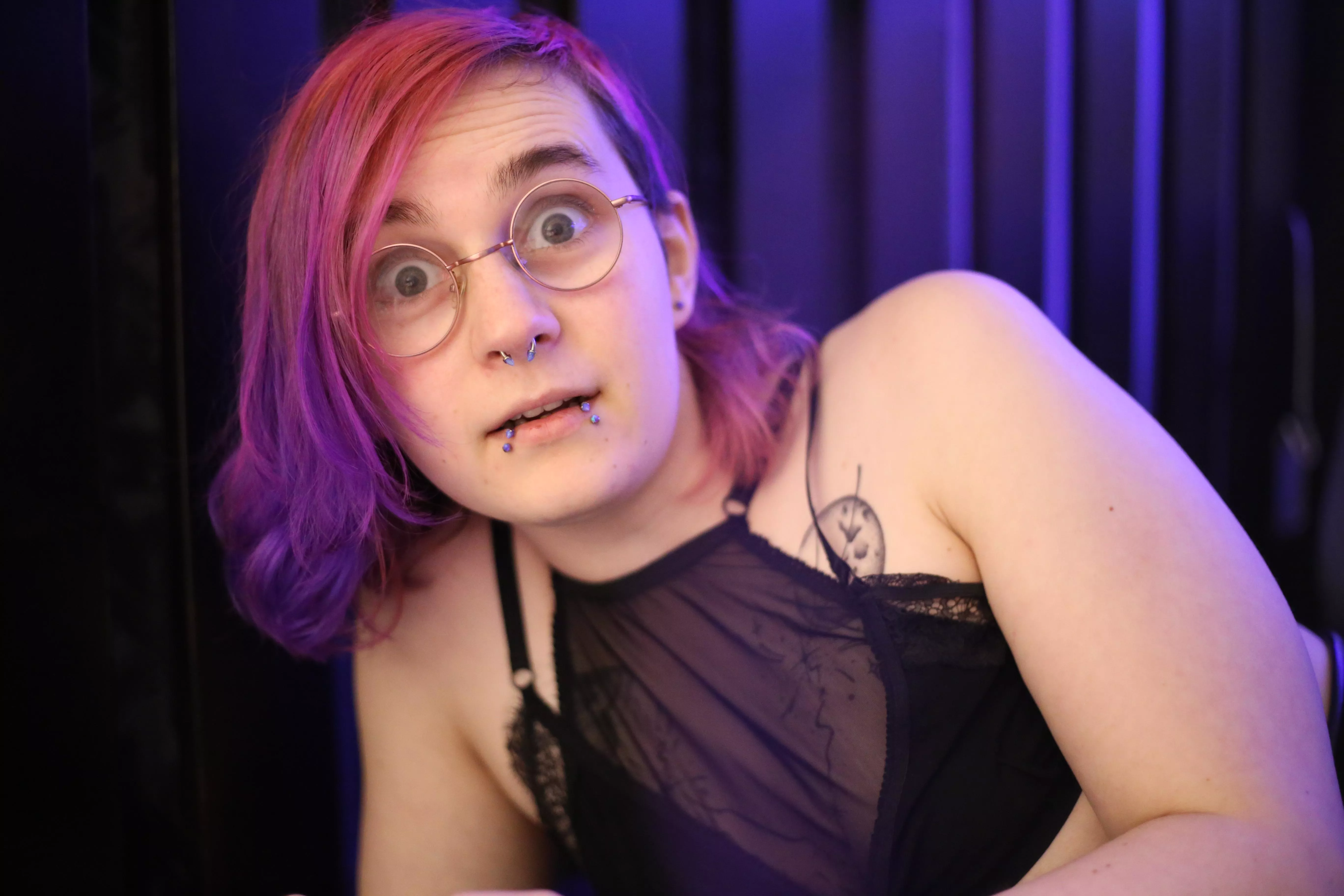 I think this photo of me being surprised by the photographer was one of my favourite