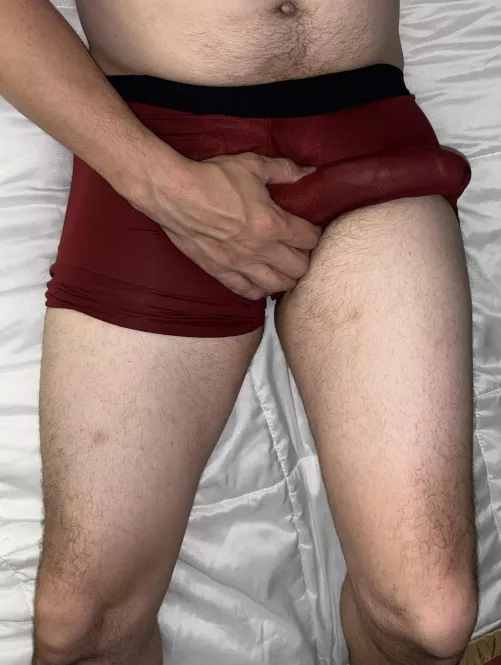 I thought red would hide it better