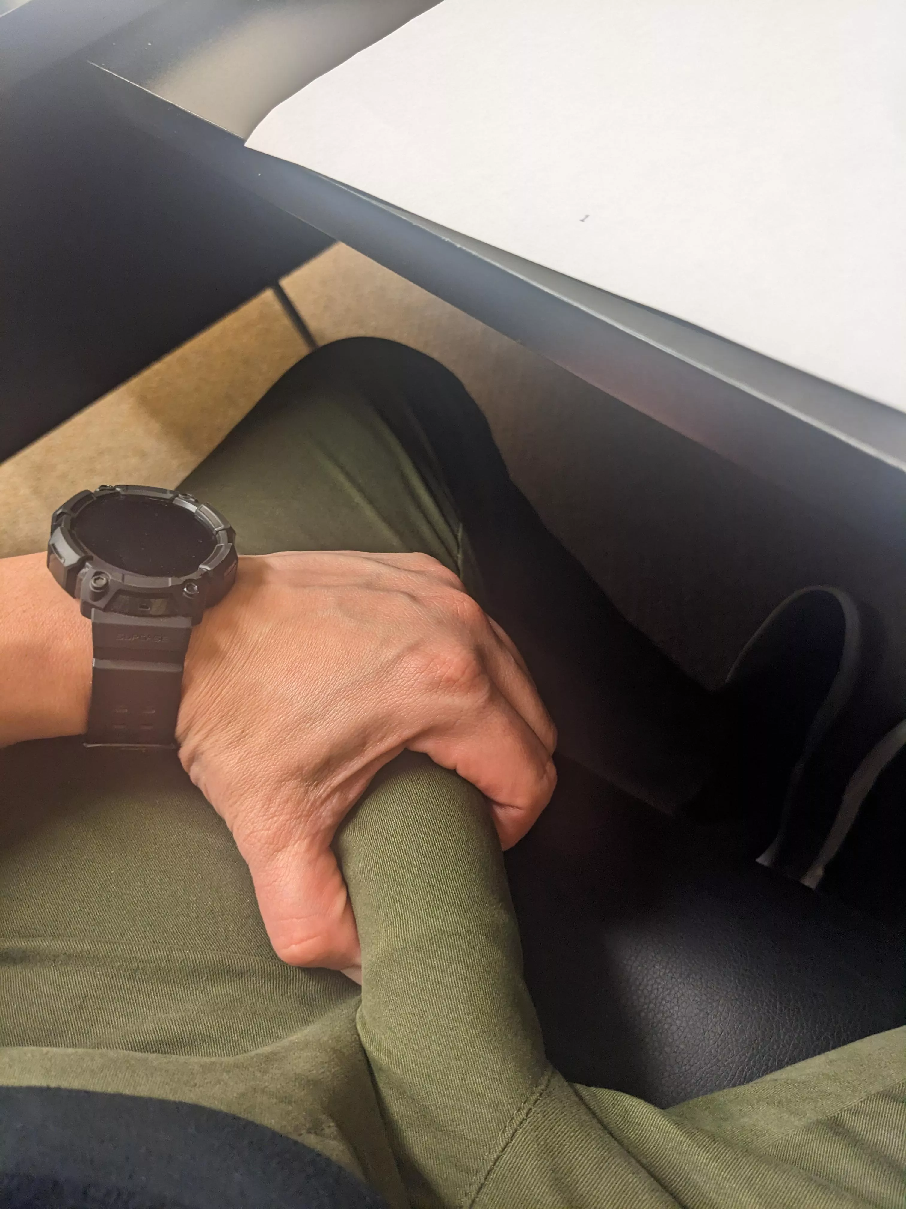 In the office today [35]