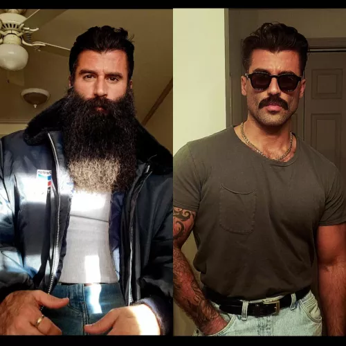 Lost a pound of beard. 