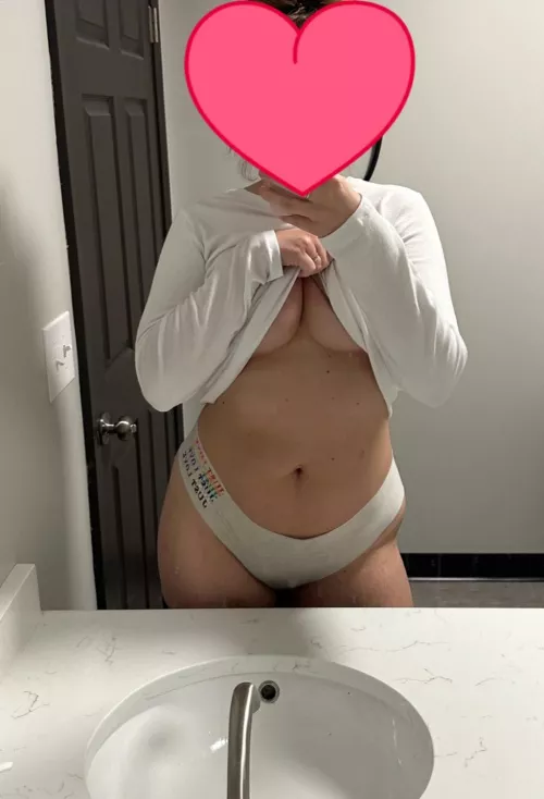 Meet me in the work bathroom 😛