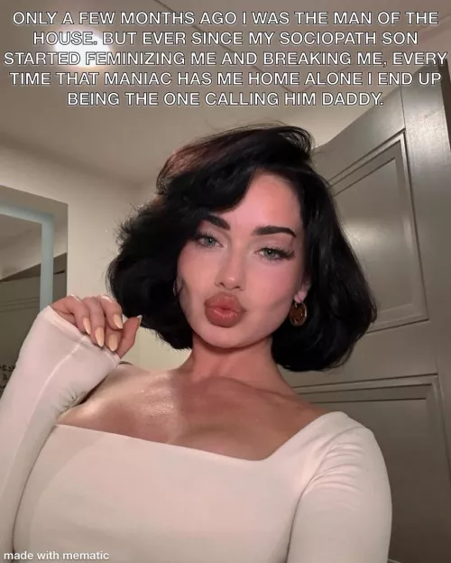 Not a man at all anymore…