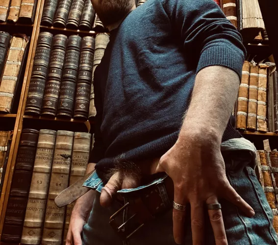 Oh, pardon me, I didn’t know anyone else was in the library.