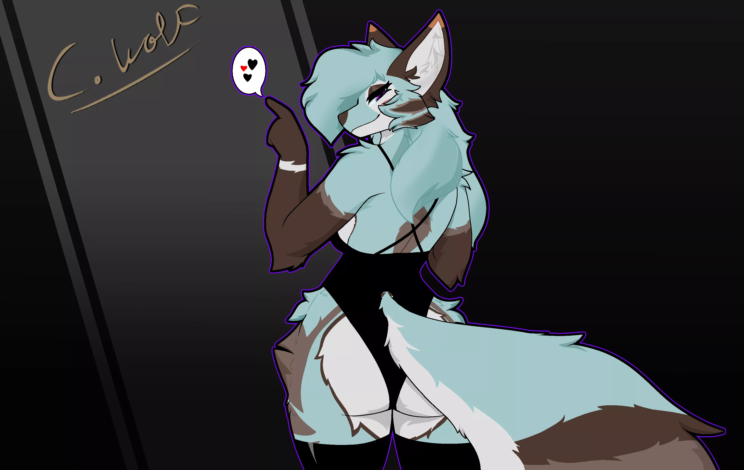 [Q] She Loves You Back! (art by me)
