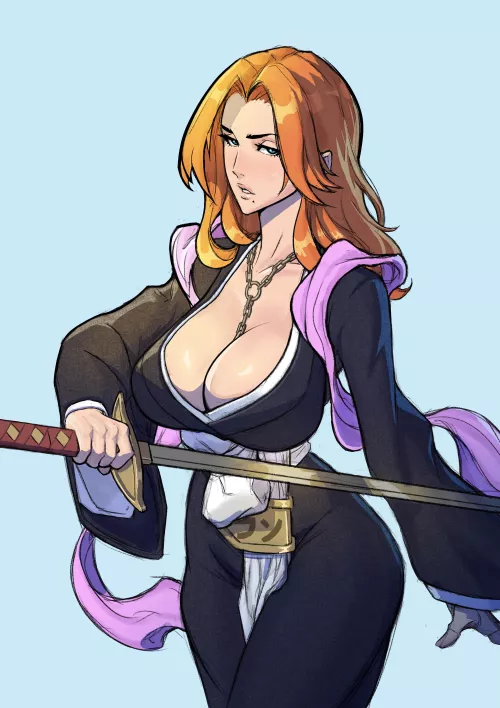 Rangiku fanart by me (jamjohn_art)