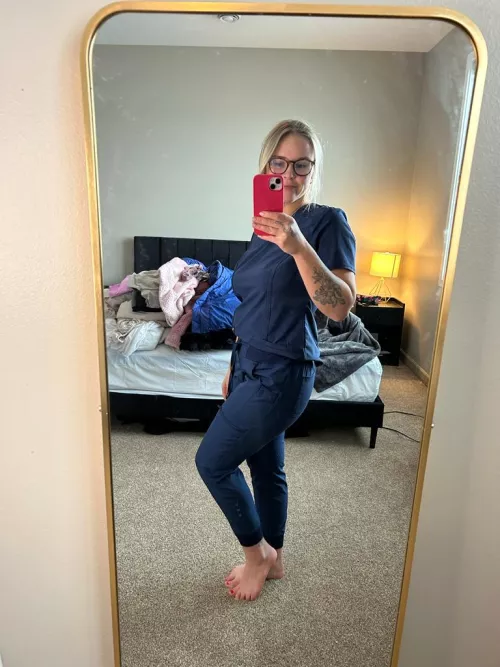 ready for a long day at the hospital