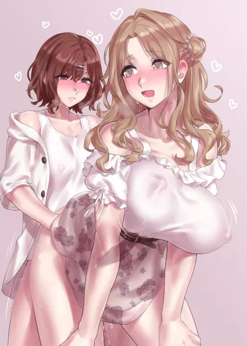 Senpai is too shy to do it from the front (mizuumi) [Idolmaster]