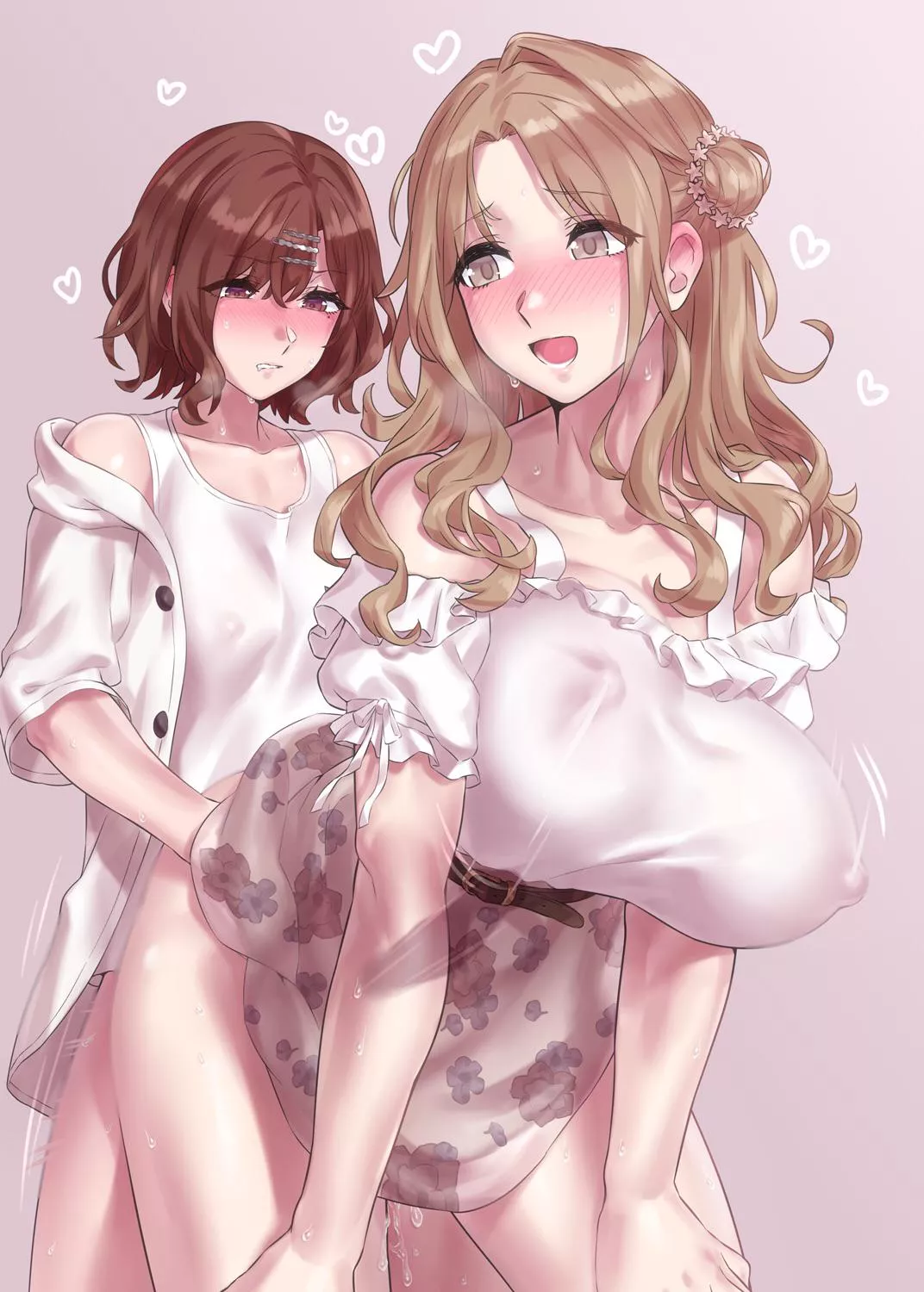 Senpai is too shy to do it from the front (mizuumi) [Idolmaster]