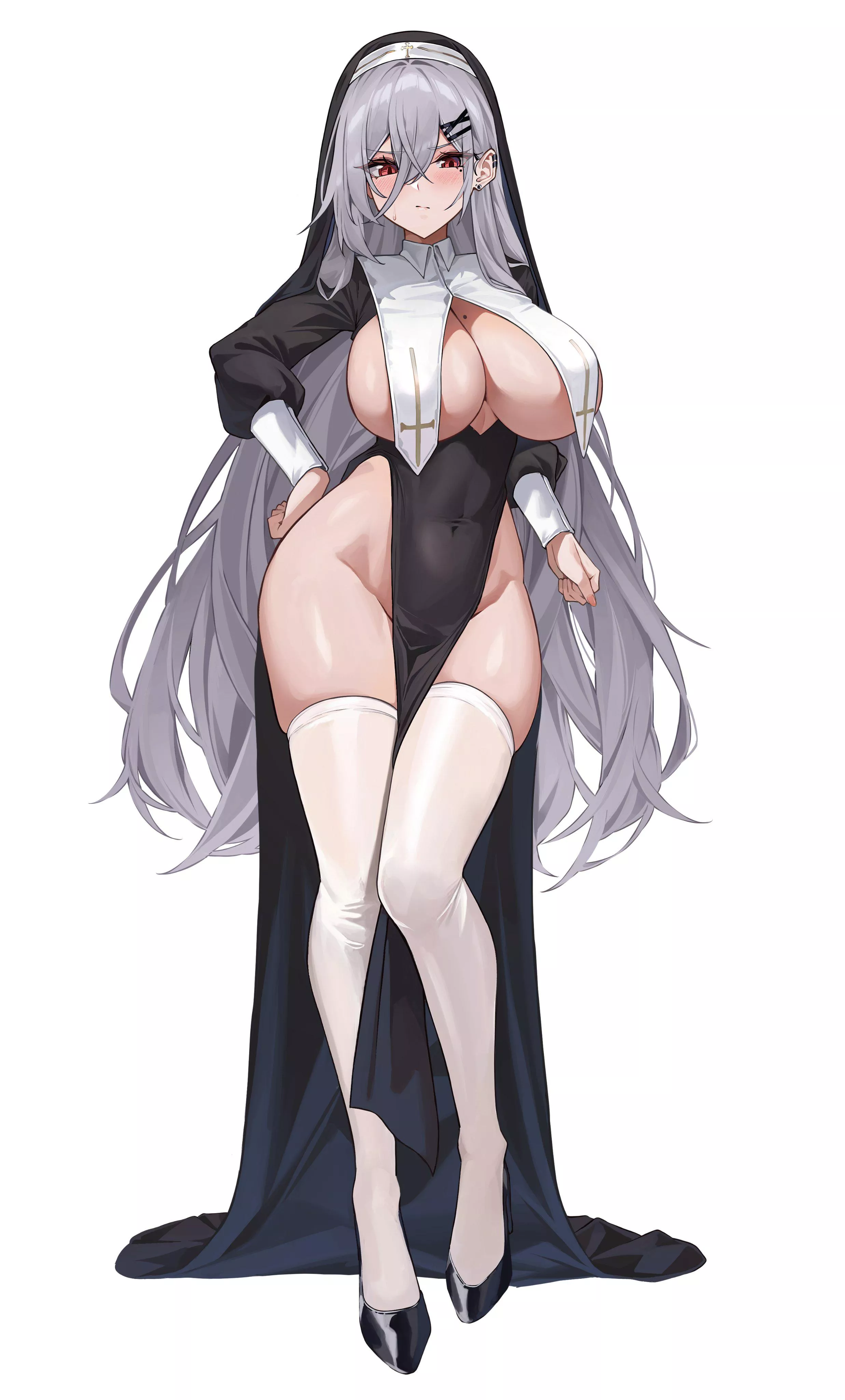 Silver Haired Nun [Original Character]