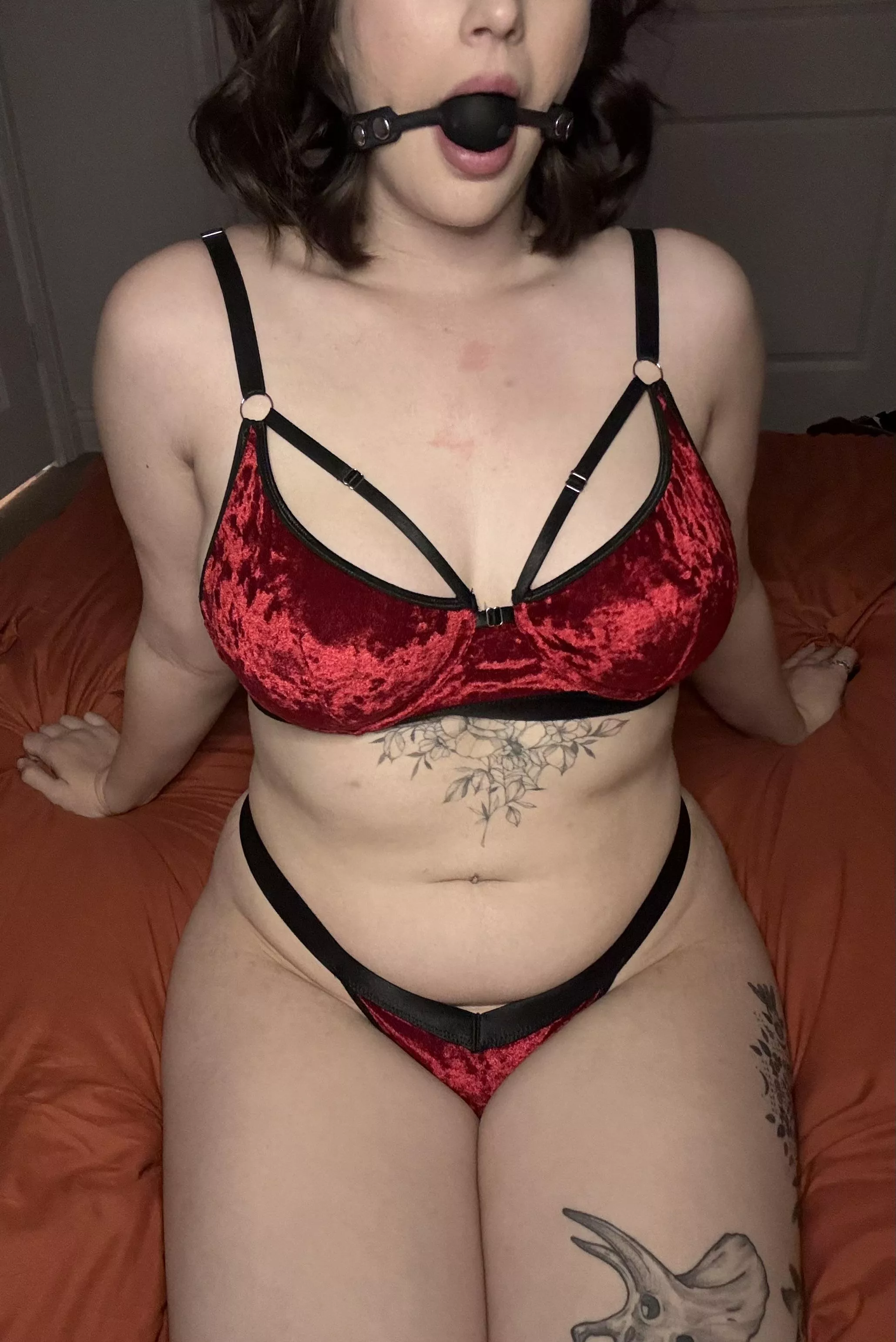 The second the gag is on, I’m yours. 