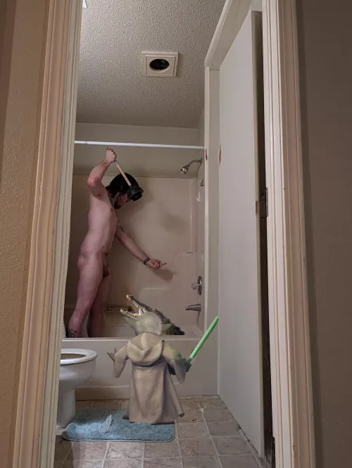 This is how unclogging my bathtub felt.. the battle is far from over.