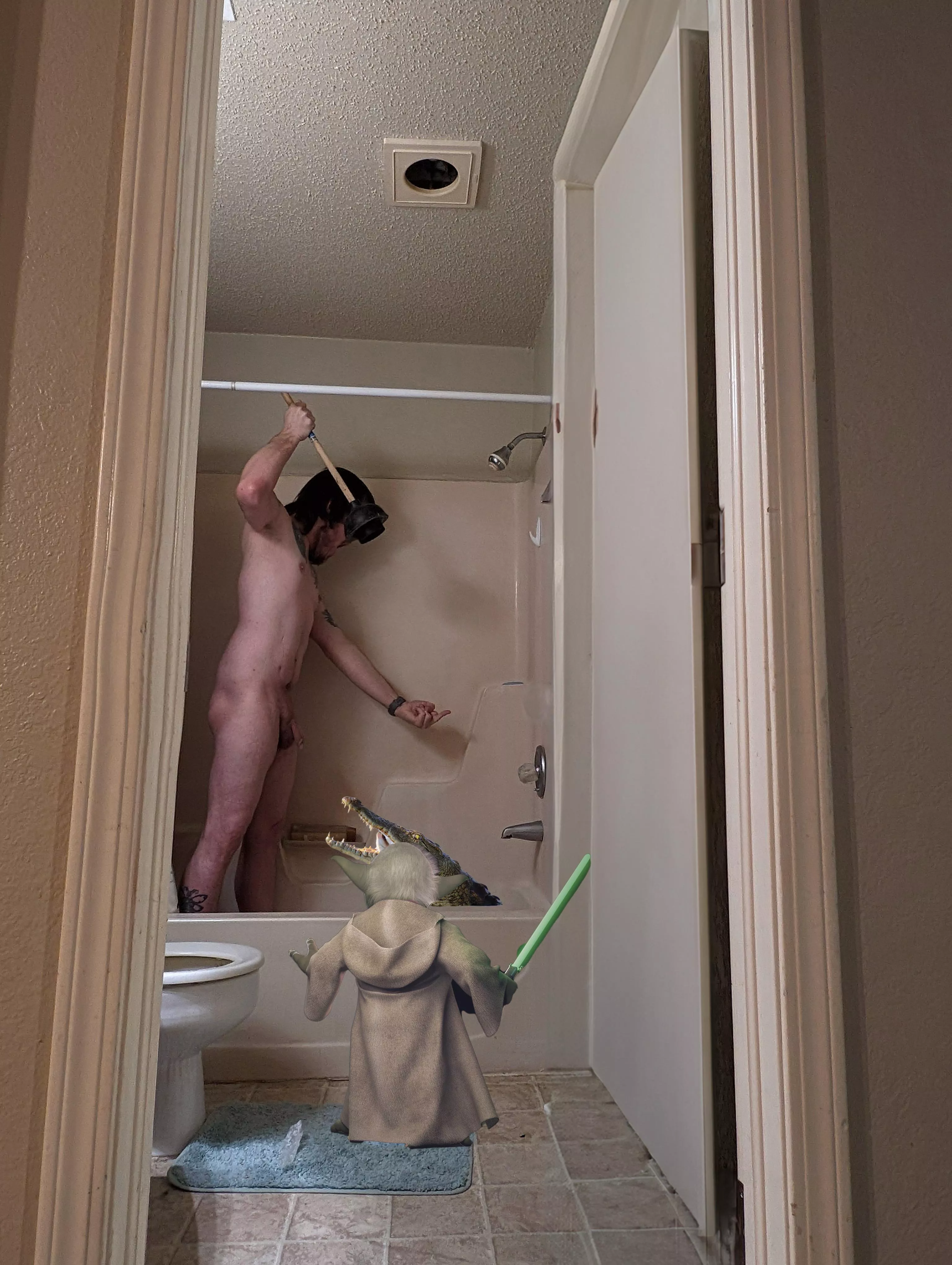 This is how unclogging my bathtub felt.. the battle is far from over.