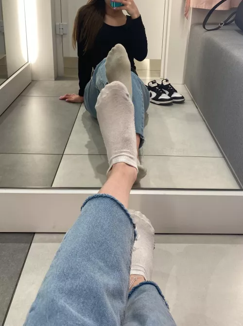 Three days worn socks from the changing room