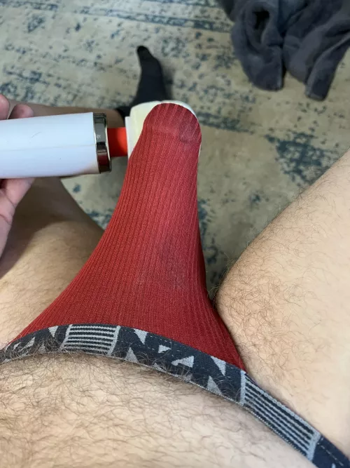 Vibrator fun in N2N jock