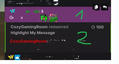 What is the difference between those 2 Highlighted msgs ?