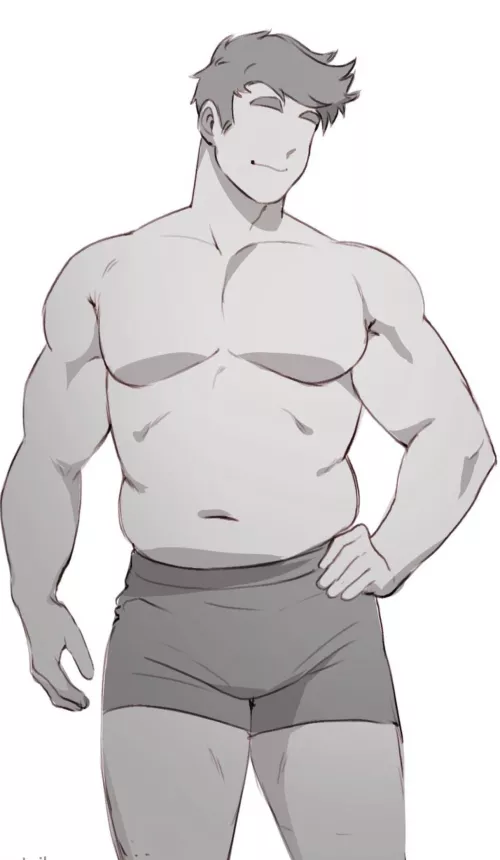 what is this chubby-muscle body type called? (by @NGreentail on twitter)