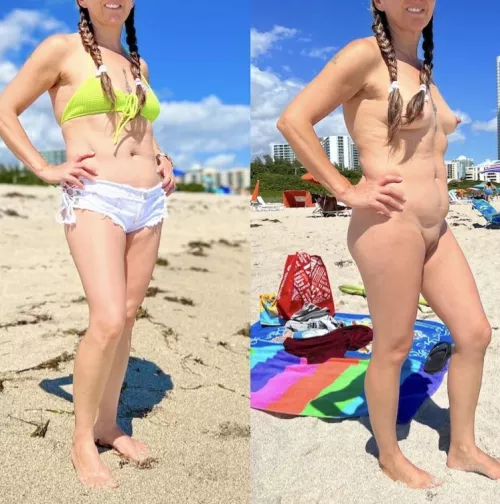 Would be nice if both of these options had a designated area at all beaches. 