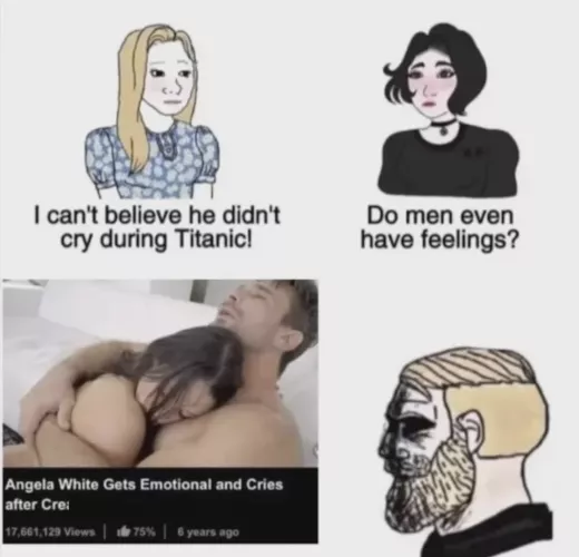 Yes we can cry girls. Just need a good scene to cry to