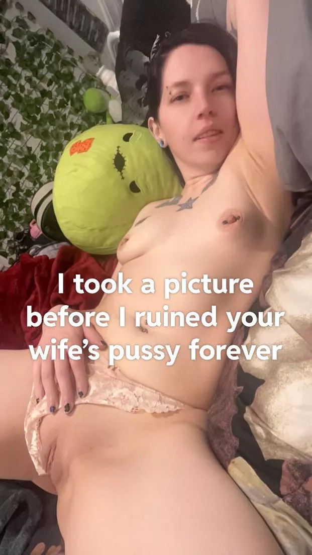 Your wife’s pussy is trash now, you won’t enjoy fucking each other ever again