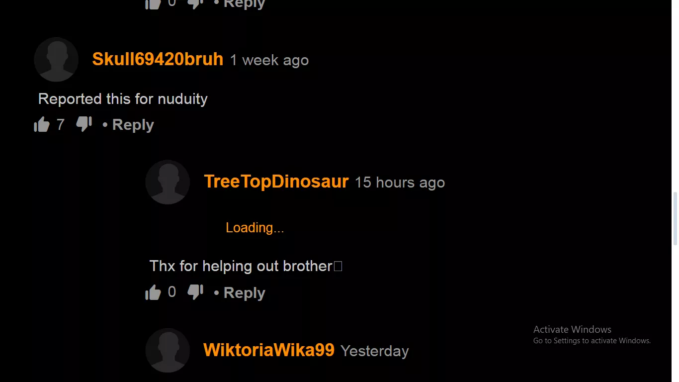 Ahhh yes the site where nudity is not allowed