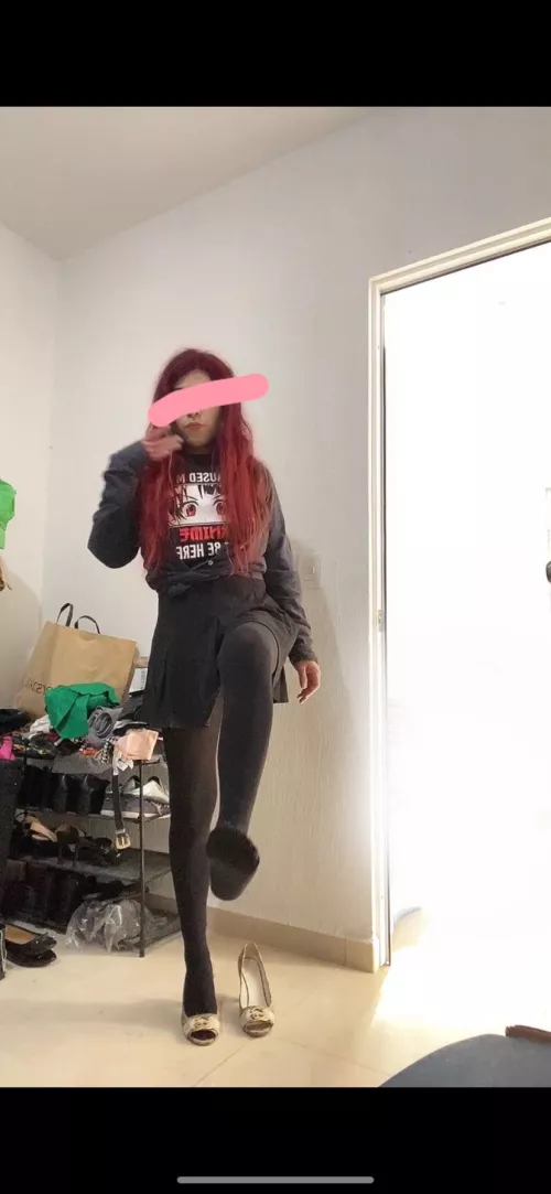 Black nylon’s 🙈🥰💖