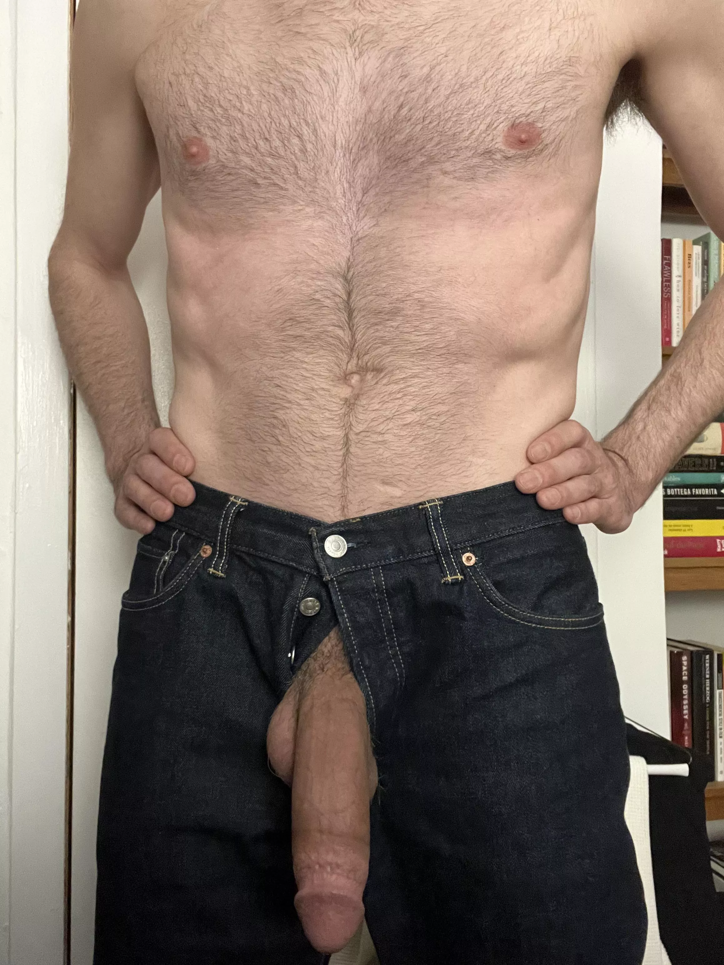 Can you believe what dad’s packing in those jeans? (43)