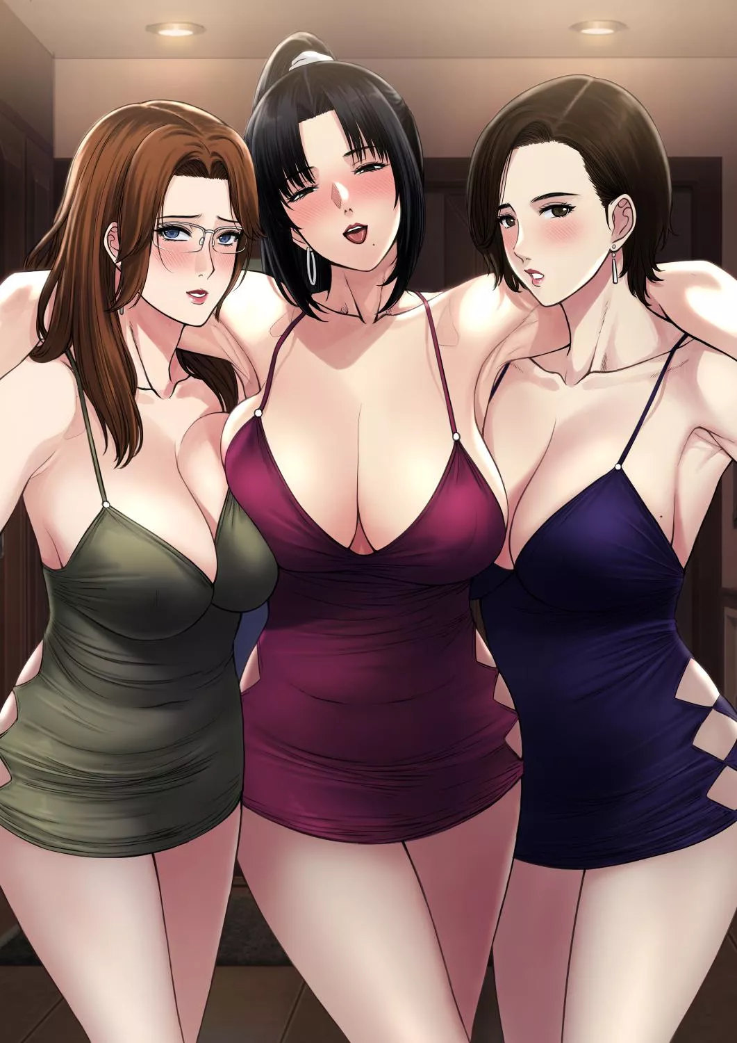 Common sweetheart, don't be shy, I told you my friends are coming over tonight ;)